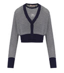 Twinset Blue White Rayado Twin Set Twin