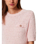 Twinset Cupcake Pink Cropped Top