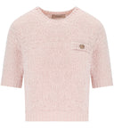 Twinset Cupcake Pink Cropped Top