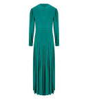 Vestido de camisa verde esmeralda de Twinset