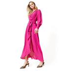 Twinset Fuchsia Long Wallet Dress