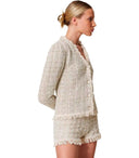 Twindinset Jacquard Lurex Gold Kresh