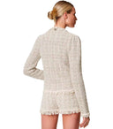 Twindinset Jacquard Lurex Gold Kresh