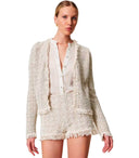 Twindinset Jacquard Lurex Gold Kresh