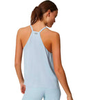 Twinset Light Blue Satin Top