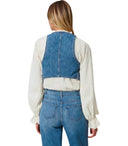 Twinset Medium Blue Denim Waistcoat