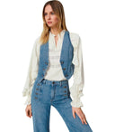 Twinset Medium Blue Denim Waistcoat