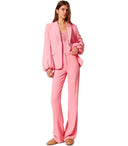 Twinset Pink Flare Trousers