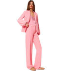 Twinset Pink Flare Trousers