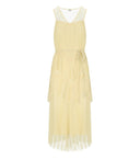 Twinset Vanilla Long Pleated Dress