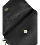 V73 Black Bamboo Crossbody Bag