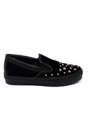 Salvatore Ferragamo Velvet Slip On