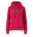 Versace Jeans Couture Logo Glitter Fuchsia Hoodie