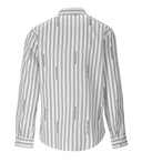 Versace Jeans Couture Logo Stripes White Shirt