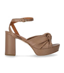 Via Roma da 15 nodi sandalo taupe taupe