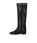 Via Roma 15 Boot High Boot Black Santa Monica avec des goujons