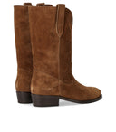Via Roma 15 Velour Brown Texan Boot