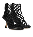 Vic Matié Knot Black Heeled Sandal