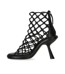 Vic Matié Knot Black Heeled Sandal