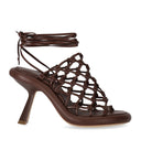 Vic Matié Knot Brown Heeled Sandal