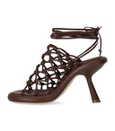 Vic Matié Knot Brown Heeled Sandal