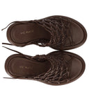 Vic Matié Knot Brown Heeled Sandal