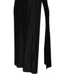 Weili Zheng Black Long Pleated Top