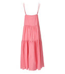 Weili Zheng Pink Long Linen Dress