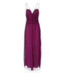 Weili Zheng Purple Chiffon Jumpsuit