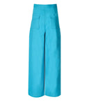 Weili Zheng Straight Leg Light Blue Trousers
