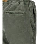 Pantalon côtelé de sable blanc greg vert