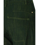 Jeans verdi Isabel di sabbia bianca