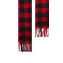 Woolrich Buffalo Check Red Black Scarf