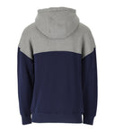 Woolrich Color Block Blue Grey Hoodie