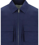 WOOLRich Crinkle Blue Shirt Style Jacke