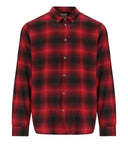 Woolrich Madras revisa la camisa roja y negra