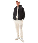 Giacca con cappuccio nero di Woolrich Pacifico