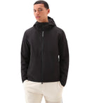 Giacca con cappuccio nero di Woolrich Pacifico