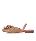 Zoe Clair Pink Slingback Ballet Flat Shoe