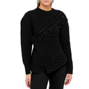 Alexander McQueen Jumper di lana asimmetrica