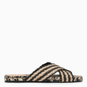 Castañer Palmera Black/Natural Slipper