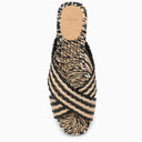 Castañer Palmera Black/Natural Slipper
