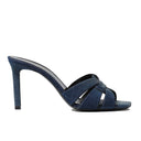 Saint Laurent Tribute Denim Mules