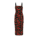 Dolce & Gabbana Cherry Print Jersey Midi Dress