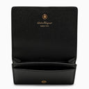 Ferragamo Black Leather Card Holder