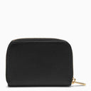 Ferragamo Gancini Small Zip attorno al portafoglio nero