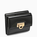 Ferragamo Black Leather Card Holder