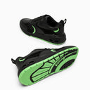 Ferragamo Low Black/Neon Green Trainer - Balardi