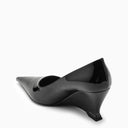 Ferragamo Black Patent Leather Décolleté