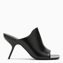 Ferragamo Black Leather Mule